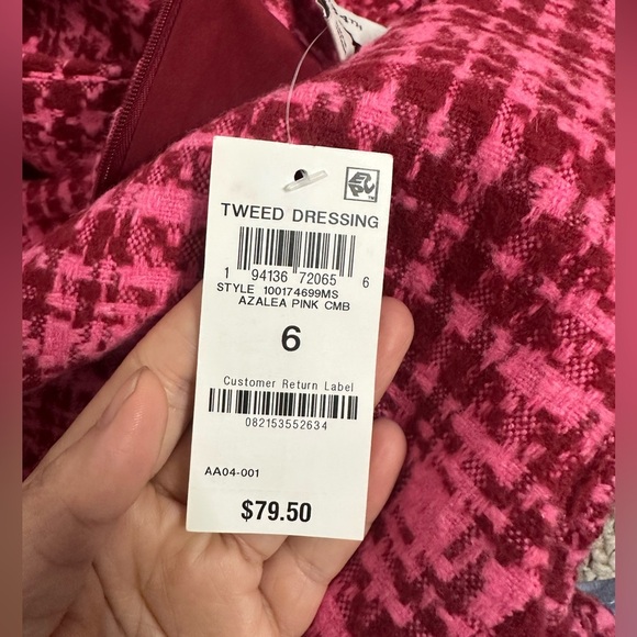 On 34th Women's Tweed Mini Sheath Dress size 6 new with tag - Picture 8 of 11